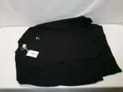 G241 GYMSHARK Strength Department Graphic OS Sweatshirt Black Womens Size Medium
