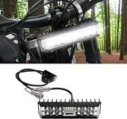 BILLFARO Upgraded Motorcycle Headlight,Front Headlamp with Switch Bright Head Lamp Plug and Play Light Bar Bulbs Assemblies for Sur Ron Light Bee X S Segway X160 X260 Dirt Bike,Rectangular Lamp