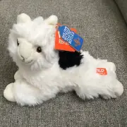 Wild Republic White Llama Alpaca 9" Plush Stuffed Animal NWT