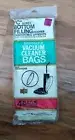 Hoover Upright Convertible Type C Bottom Fill Vacuum Bags 4 Bags Kmart NOS
