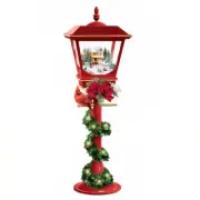 Bradford Thomas Kinkade Christmas Lantern Decor With Cardinal Plays 8 Melodys