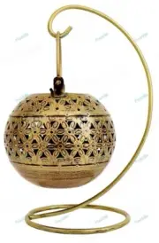 Metal Gold Finish Rajasthani Tino Tea Light Candle | Dhoop Holder