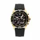 COACH | 經典KENT系列 帥氣三眼計時腕錶/手錶/男錶 - 矽膠錶帶x黑面 14602564