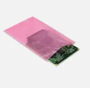 1000 Pack Flat Anti-static Bags 8" x 10" 2 Mil Large Pink Poly Bag Open Ended