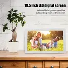 18.5inch HD Digital Photo Frame Smart Sensor Slideshow Background Music Elec HEA