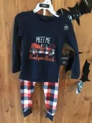 PJ Essentials 2 pc 2T Girls Ultra Soft Meet me at the Pumpkin Patch Pajamas New