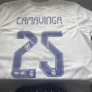 Eduardo Camavinga Autograph Real Madrid Jersey -Beckett Authenticated-