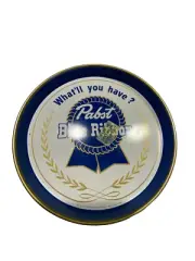 Vintage Pabst Blue Ribbon What'll You Have Beer Tray Made in USA