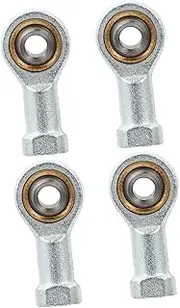 OKUMEYR 8 Pcs Joint Bearing Aluminum Rod Ends Female Thread Connector Joint Machine Accessories Self Lubricating Bearing Self Lubricating Connector Machine Part Stainless Steel