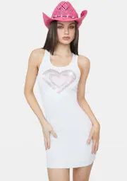 Home With Me Heart Mini Dress