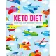 Keto Diet Food Log and Nutrition Tracker: Simple Weight Loss Journal and Healthy Living Diary - Low Carb Fitness Tracker and Wellness Notebook - Daily