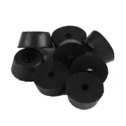 8pcs Rubber Feet Bumpers Amplifier Speaker Cabinet Leg Pad, D25x20xH12mm