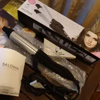 在飛比找蝦皮購物優惠-全新 僅拆封拍攝 日本帶回 SALONIA 兩用 整髮器 直