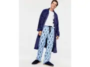 Peter Alexander Men’s Penguin Flannelette PJ Pants/LS Penguin Top - XS & XXL