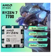 AMD Ryzen 7 7700 R7 7700 4.5 GHz 8-Core 16-Thread CPU Processor 5NM L3=32M Socke