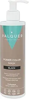 Valquer Power Colour Mask Vegan and Silicone Free Formula Gives Hair Colour 290 ml Black