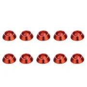 10PCS Conical Screws Washers Countersunk Flat Head Bolts Gaskets For RC Car Part