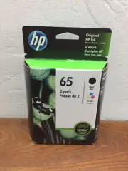 Genuine HP 65 Black & Tri-color Ink Cartridges 2-Pack T0A36AN - Dated 05/2021