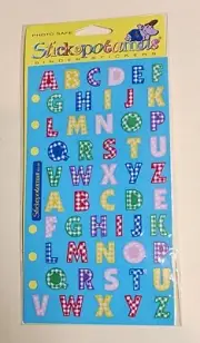 Alphabet Stickers Brand New in Package Unopened Stickepotamus scrapbook plaid 69