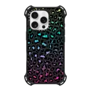 iPhone 16 Pro Bounce Case MagSafe Compatible Wild Colorful Leopard Transparent