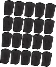 [Healvian] 20pcs Disposable Chef Hats Fouling Kitchen Caps for Cooking Baking Catering Lightweight and Portable Chef Caps for Restaurants and Home Use Black