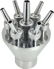 Adjustable Fountain Nozzle Heads, Brass Multi-flow Jet Pond Fountain Nozzle/Landscape Modeling Fountain Nozzle B-N-10 (stainless - 2 Inch-DN50)