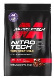 MuscleTech Nitro Tech 100% Whey Protein Peptides & Isolate 8 lbs (3.63 kg)