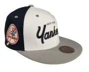 New York Yankees Script Mitchell & Ness SnapBack Hat - OSFM