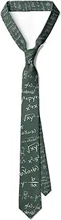[STKARCV] Men's Digital Equation 3D Printed Ties 8cm Black Creative Novelty Necktie Tie for Men Party Wedding Accessories(Style1)
