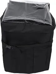 Spa Heater Pump Cover, Cover Hot Tub Insulated Inflatable Bathtub Accessories Polyester Canvas with Zipper and Transparent PVC Top Window for Pool Outdoor