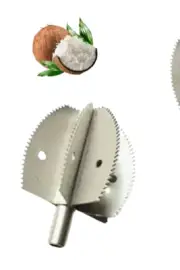 Coconut Scraper Grater Odiris Head Spare Stainless Steel Blades Ceylon new