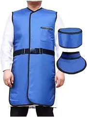 Lead Apron X-ray Lead Apron With Thyroid Collar And Lead Cap 3-piece Set, Radiation Safety Shield Lead Vest, 3 Sizes