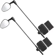 2 Pack Bike Helmet Mirror, 360 Degree Adjustable Bicycle Rear View Mirror Bike Mirror for Cycling