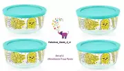 Pyrex 4-cup Storage Dish Set: Star Wars - Chewbacca & Falcon Special 8-piece lot