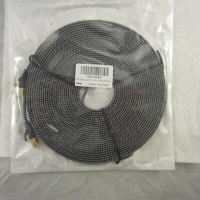 Cat 7 Ethernet Cable 30 Foot Nylon Braided Cat7 Flat Internet Network