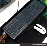Clear Silicone Keyboard Protector Cover for Razer Cynosa Chroma Wired Keyboard