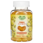 Human Beanz, Fiber Jelly Beans, Lemon Blast, 150 Jelly Beans