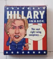 Hillary in a Box Novelty Clinton President First Lady Democrat Bill NEW UNOPENED