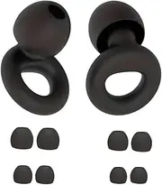 Looped Peace Ear Plugs For Sleeping - Reusable Hearing Protection Earplugs for Sleep