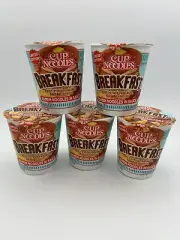 Nissin Cup Of Noodles Breakfast Flavored Limited Edition Lot Of 5 Ramen Soup