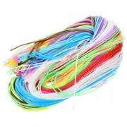 200pcs Braided Cord Colorful Cord Bead Thread Colorful Threa Colorful String