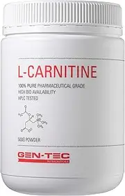 Gen-Tec Nutrition L-Carnitine Powder, 500 Grams