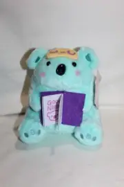 NEW Mewaii Green Koala Reading a book Plush Soft Stuffed Animal 8 Inch Doll Toy
