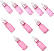 Diy Essential Oil Case 10 Pack Glass Dropper Bottles Travel Bottles for Oils Perfumes