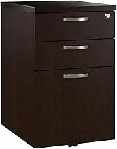 Bush Business Furniture Easy Office 3-Drawer Mobile Vertical Filing Cabinet