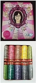 [Aurifil] Thread Set Premium Collection by Tula Pink Variegated 50wt Cotton 10 Small (220 Yard) Spools