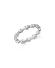 Bloomingdale's Fine Collection Diamond Wavy Ring in 14K White Gold, 0.36 tcw