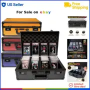 Graded Card Storage Box Plastic 4 Row Capacity for PSA Sports Cards