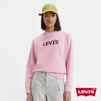 在飛比找momo購物網優惠-【LEVIS 官方旗艦】女款 寬鬆版大學T / 深色Logo