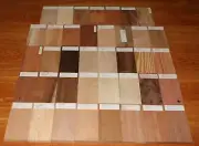 39 pc. Set of 1/2 x 3 x 6" Wood Samples for Collecting, Knife Scales, etc. Set 5